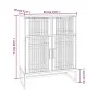 White plywood sideboard 60x30x75 cm by vidaXL, Lockers and storage cabinets - Ref: Foro24-352115, Price: 126,83 €, Discount: %