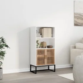Hohes Sideboard Sperrholz weiß 60x35x125 cm von vidaXL, Schließfächer und Lagerschränke - Ref: Foro24-352133, Preis: 134,08 €...