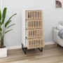 Hohes weißes Sperrholz-Sideboard 40x30x95 cm von vidaXL, Sideboards - Ref: Foro24-352124, Preis: 137,64 €, Rabatt: %