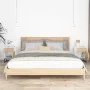 Bedside tables 2 pcs iron and wood white 40x30x55.5 cm by vidaXL, Nightstands - Ref: Foro24-352092, Price: 97,53 €, Discount: %
