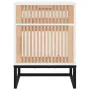 Nachttische 2 Stück Eisen und Holz weiß 40x30x55,5 cm von vidaXL, Nachttische - Ref: Foro24-352092, Preis: 97,53 €, Rabatt: %