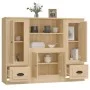 3-piece tall sideboard in Sonoma oak plywood by vidaXL, Sideboards - Ref: Foro24-3185314, Price: 210,29 €, Discount: %