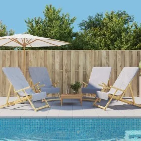 Beach towels 4 pcs gray fabric 400 g/m² 60x135 cm by vidaXL, Beach towels - Ref: Foro24-3157052, Price: 46,32 €, Discount: %