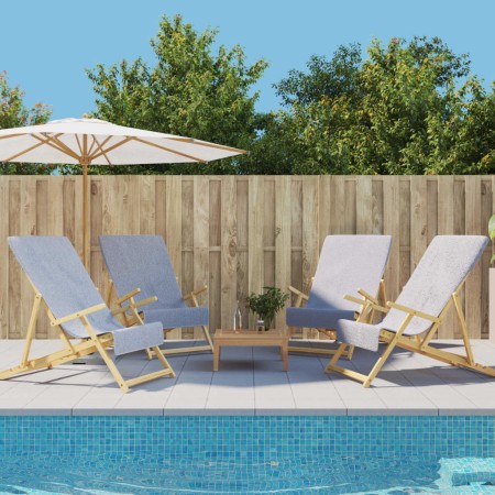 Strandtücher 4 Stück grauer Stoff 400 g/m² 60x135 cm von vidaXL, Strandtücher - Ref: Foro24-3157052, Preis: 46,94 €, Rabatt: %