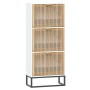 Sperrholz Schuhschrank weiß 52x25x120 cm von vidaXL, Schuhregale und Schuhorganisatoren - Ref: Foro24-352127, Preis: 177,71 €...