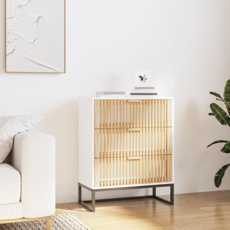 Sideboard aus weißem Sperrholz 60x30x75 cm von vidaXL, Schließfächer und Lagerschränke - Ref: Foro24-352112, Preis: 127,75 €,...