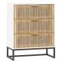 Sideboard aus weißem Sperrholz 60x30x75 cm von vidaXL, Schließfächer und Lagerschränke - Ref: Foro24-352112, Preis: 125,76 €,...