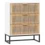 Sideboard aus weißem Sperrholz 60x30x75 cm von vidaXL, Schließfächer und Lagerschränke - Ref: Foro24-352112, Preis: 127,75 €,...