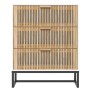Sideboard aus weißem Sperrholz 60x30x75 cm von vidaXL, Schließfächer und Lagerschränke - Ref: Foro24-352112, Preis: 127,75 €,...