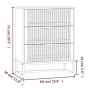 Sideboard aus weißem Sperrholz 60x30x75 cm von vidaXL, Schließfächer und Lagerschränke - Ref: Foro24-352112, Preis: 125,76 €,...