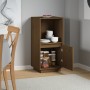 Honey brown solid pine wood sideboard 38x35x80 cm by vidaXL, Sideboards - Ref: Foro24-814347, Price: 42,01 €, Discount: %