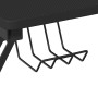 Escritorio gaming con patas en forma de Y negro 110x60x75 cm