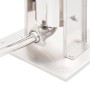 Embutidora manual de acero inoxidable plateado 5 L de vidaXL, Electrodomésticos de cocina - Ref: Foro24-50962, Precio: 237,43...