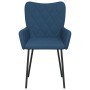 Esszimmerstühle, 2 Stück, blauer Stoff von vidaXL, Essstühle - Ref: Foro24-344843, Preis: 105,98 €, Rabatt: %