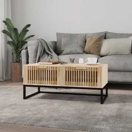 Couchtisch aus Eisen und Sperrholz, 80 x 40 x 35 cm von vidaXL, Couchtisch - Ref: Foro24-352102, Preis: 94,89 €, Rabatt: %