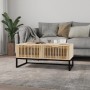 Mesa de centro hierro y madera contrachapada 80x40x35 cm de vidaXL, Mesas de centro - Ref: Foro24-352102, Precio: 96,30 €, De...