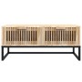 Mesa de centro hierro y madera contrachapada 80x40x35 cm de vidaXL, Mesas de centro - Ref: Foro24-352102, Precio: 96,30 €, De...