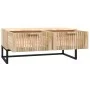 Couchtisch aus Eisen und Sperrholz, 80 x 40 x 35 cm von vidaXL, Couchtisch - Ref: Foro24-352102, Preis: 94,89 €, Rabatt: %