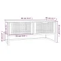 Couchtisch aus Eisen und Sperrholz, 80 x 40 x 35 cm von vidaXL, Couchtisch - Ref: Foro24-352102, Preis: 94,89 €, Rabatt: %