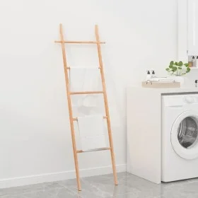 Solid walnut wood ladder towel rack 170 cm by vidaXL, Ladders - Ref: Foro24-350375, Price: 33,21 €, Discount: %