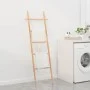 Solid walnut wood ladder towel rack 170 cm by vidaXL, Ladders - Ref: Foro24-350375, Price: 33,21 €, Discount: %