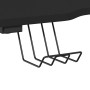 Escritorio gaming con patas forma ZZ negro 110x60x75cm