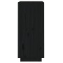 Solid black pine wood sideboard 38x35x80 cm by vidaXL, Sideboards - Ref: Foro24-814348, Price: 47,09 €, Discount: %