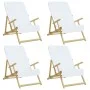 Beach towels 4 pcs white fabric 400 g/m² 60x135 cm by vidaXL, Beach towels - Ref: Foro24-3157050, Price: 44,64 €, Discount: %