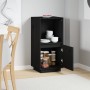 Sideboard aus massivem schwarzem Kiefernholz, 38 x 35 x 80 cm von vidaXL, Sideboards - Ref: Foro24-814348, Preis: 47,09 €, Ra...
