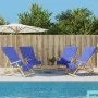 Beach towels 4 pcs Klein blue fabric 400 g/m² 60x135 cm by vidaXL, Beach towels - Ref: Foro24-3157058, Price: 46,52 €, Discou...