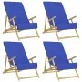 Beach towels 4 pcs Klein blue fabric 400 g/m² 60x135 cm by vidaXL, Beach towels - Ref: Foro24-3157058, Price: 46,52 €, Discou...