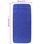 Toallas de playa 4 uds tela azul klein 400 g/m² 60x135 cm