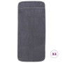 4er-Pack Strandtücher, anthrazitgraues Gewebe, 400 g/m², 60x135 cm. von vidaXL, Strandtücher - Ref: Foro24-3157054, Preis: 46...