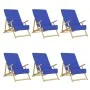Beach towels 6 units blue klein fabric 400 g/m² 60x135 cm by vidaXL, Beach towels - Ref: Foro24-3157059, Price: 68,50 €, Disc...