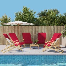 Strandtücher 6 Einheiten burgunderroter Stoff 400 g/m² 60x135 cm von vidaXL, Strandtücher - Ref: Foro24-3157057, Preis: 66,67...