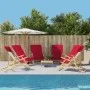 Beach towels 6 units burgundy fabric 400 g/m² 60x135 cm by vidaXL, Beach towels - Ref: Foro24-3157057, Price: 65,82 €, Discou...