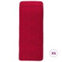 Toallas de playa 6 uds tela burdeos 400 g/m² 60x135 cm de vidaXL, Toallas de playa - Ref: Foro24-3157057, Precio: 69,41 €, De...