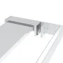 Shower screen with ESG glass shelf chromed aluminum 90x195 cm by vidaXL, Shower walls and screens - Ref: Foro24-3185497, Pric...