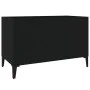 Black plywood record cabinet 74.5x38x48 cm by vidaXL, CD and DVD storage - Ref: Foro24-831966, Price: 35,31 €, Discount: %