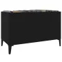 Black plywood record cabinet 74.5x38x48 cm by vidaXL, CD and DVD storage - Ref: Foro24-831966, Price: 35,31 €, Discount: %