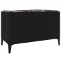 Schwarzer Plattenschrank aus Sperrholz, 74,5 x 38 x 48 cm von vidaXL, CD- und DVD-Speicher - Ref: Foro24-831966, Preis: 35,13...