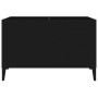 Schwarzer Plattenschrank aus Sperrholz, 74,5 x 38 x 48 cm von vidaXL, CD- und DVD-Speicher - Ref: Foro24-831966, Preis: 35,13...