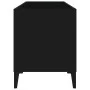 Black plywood record cabinet 74.5x38x48 cm by vidaXL, CD and DVD storage - Ref: Foro24-831966, Price: 35,31 €, Discount: %