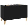 Schwarzer Plattenschrank aus Sperrholz, 74,5 x 38 x 48 cm von vidaXL, CD- und DVD-Speicher - Ref: Foro24-831958, Preis: 45,38...