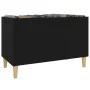 Schwarzer Plattenschrank aus Sperrholz, 74,5 x 38 x 48 cm von vidaXL, CD- und DVD-Speicher - Ref: Foro24-831958, Preis: 44,89...