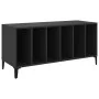 Plattenschrank aus Sperrholz schwarz 100x38x48 cm von vidaXL, CD- und DVD-Speicher - Ref: Foro24-831982, Preis: 75,23 €, Raba...