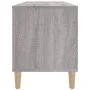 Mueble para discos madera contrachapada gris Sonoma 100x38x48cm de vidaXL, Almacenamiento para CD y DVD - Ref: Foro24-831979,...