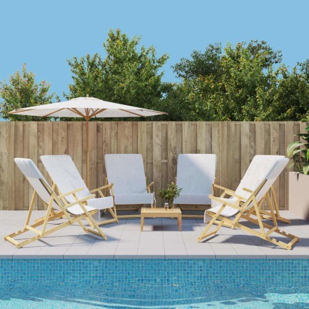 Strandtücher 6 Einheiten weißer Stoff 400 g/m² 60x135 cm von vidaXL, Strandtücher - Ref: Foro24-3157051, Preis: 65,73 €, Raba...