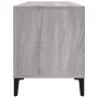 Schallplattenschrank aus grauem Sonoma-Sperrholz, 100 x 38 x 48 cm von vidaXL, CD- und DVD-Speicher - Ref: Foro24-831987, Pre...
