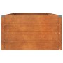 Arriate oxidado de acero corten 160x80x45 cm